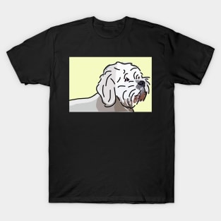 Bichon Frise Dog on Yellow T-Shirt